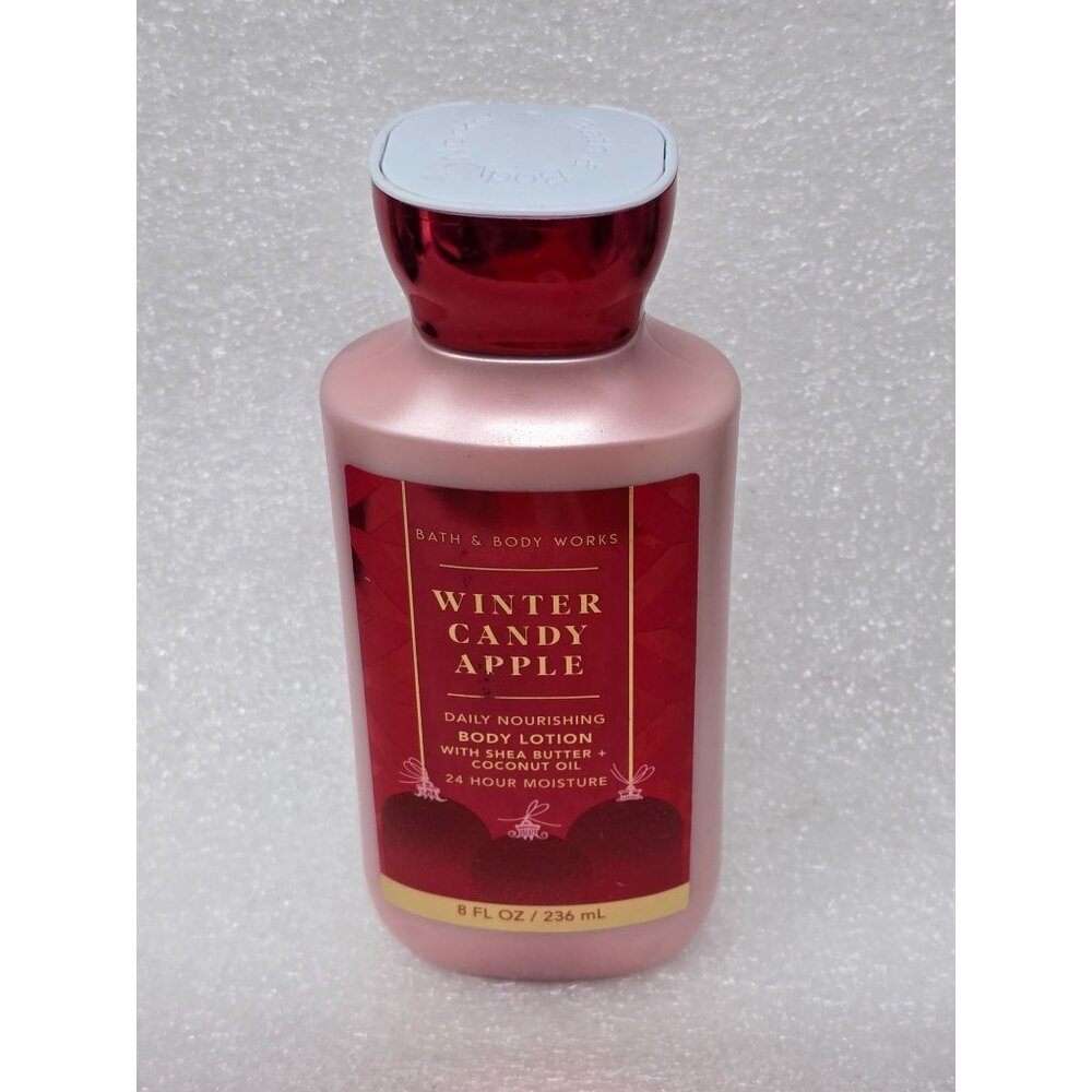 Winter Candy Apple Body Lotion Bath & Body Works Daily Nourishing 24 Hr Moisture
